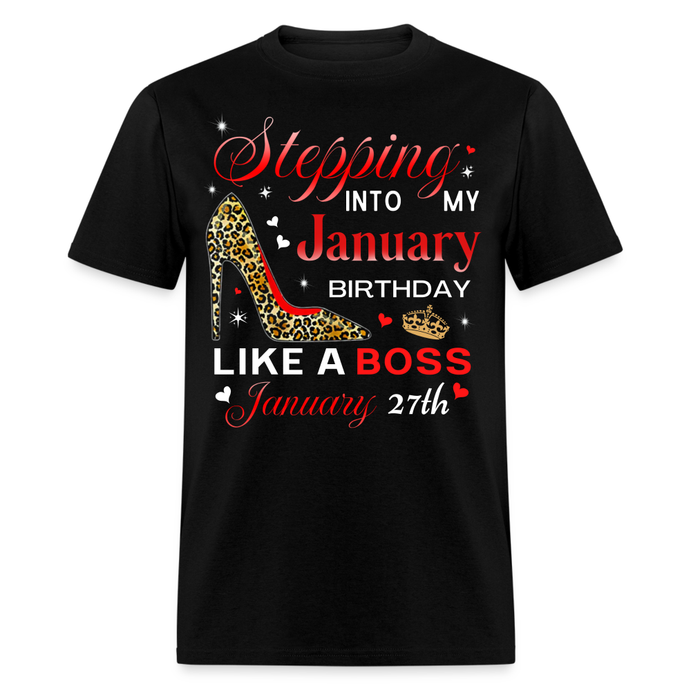 BIRTHDAY BOSS JANUARY 27TH - black