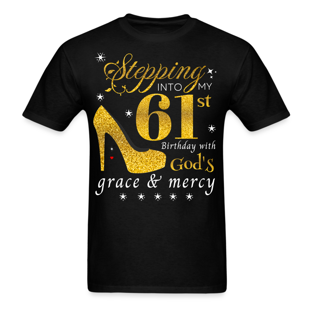 STEPPING 61 GOD'S GRACE UNISEX SHIRT - black