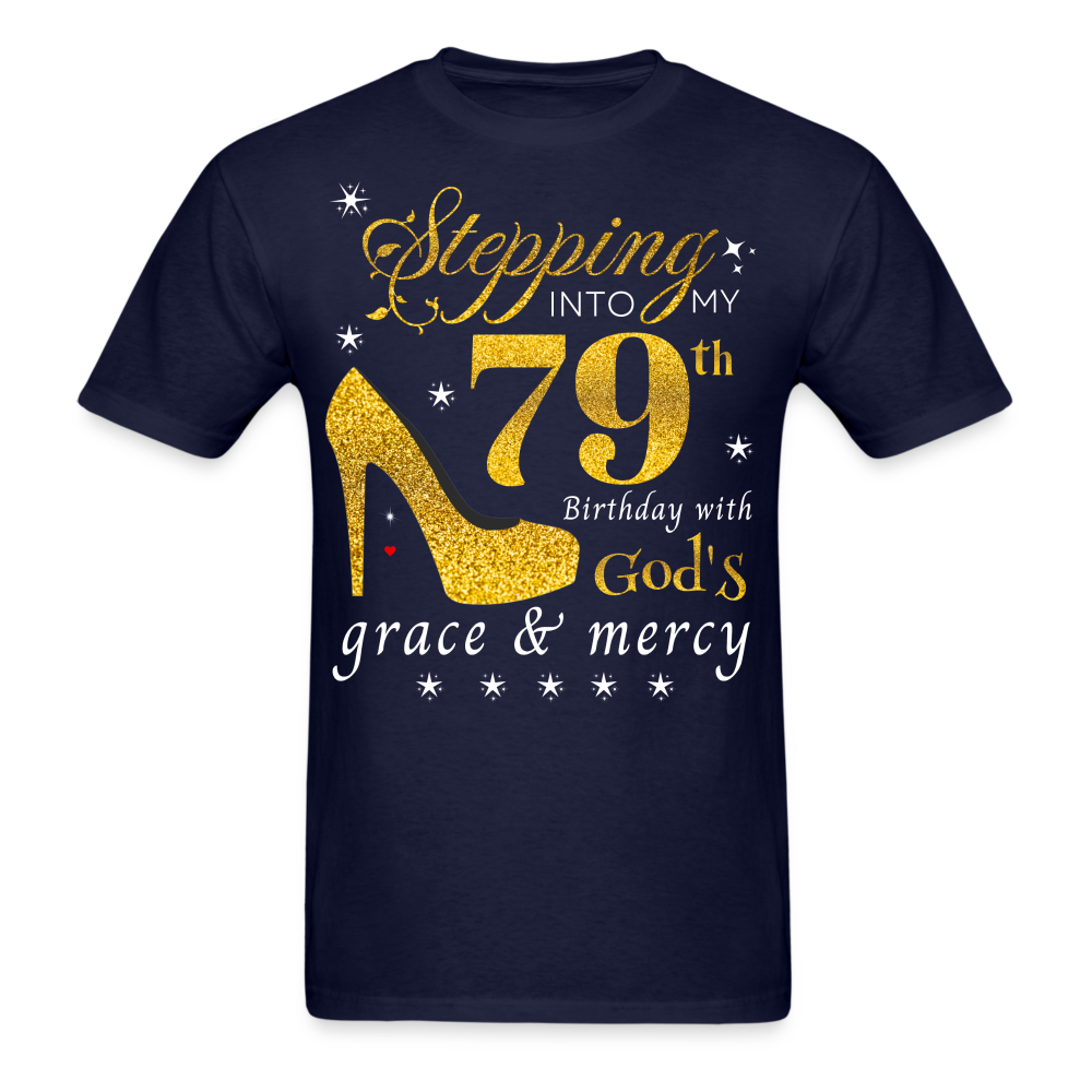 STEPPING 79 GOD'S GRACE UNISEX SHIRT - navy