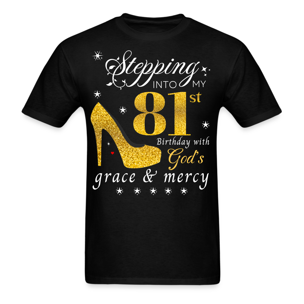 STEPPING 81 GRACE UNISEX SHIRT - black