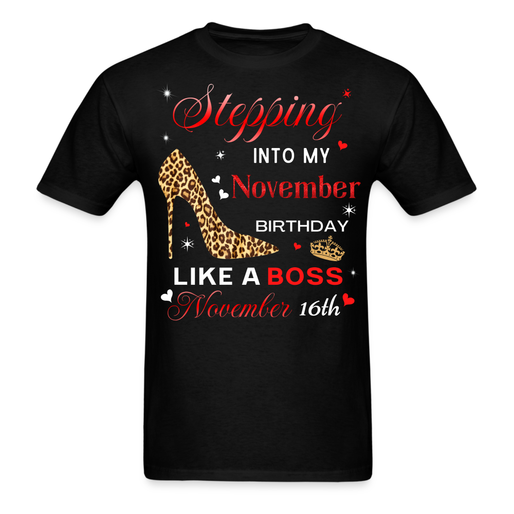 BIRTHDAY BOSS NOVEMBER 16TH - black