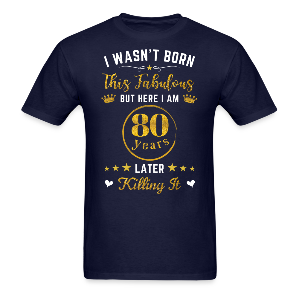 FABULOUS 80 UNISEX SHIRT - navy
