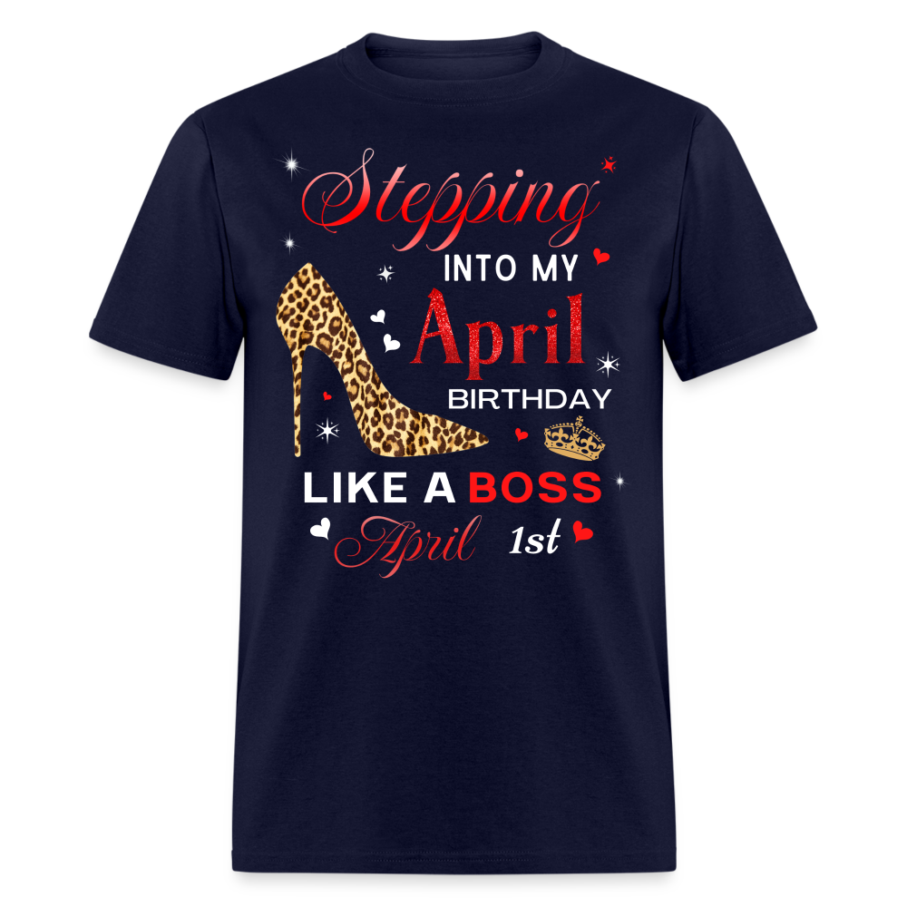 BIRTHDAY BOSS APRIL 1ST - navy