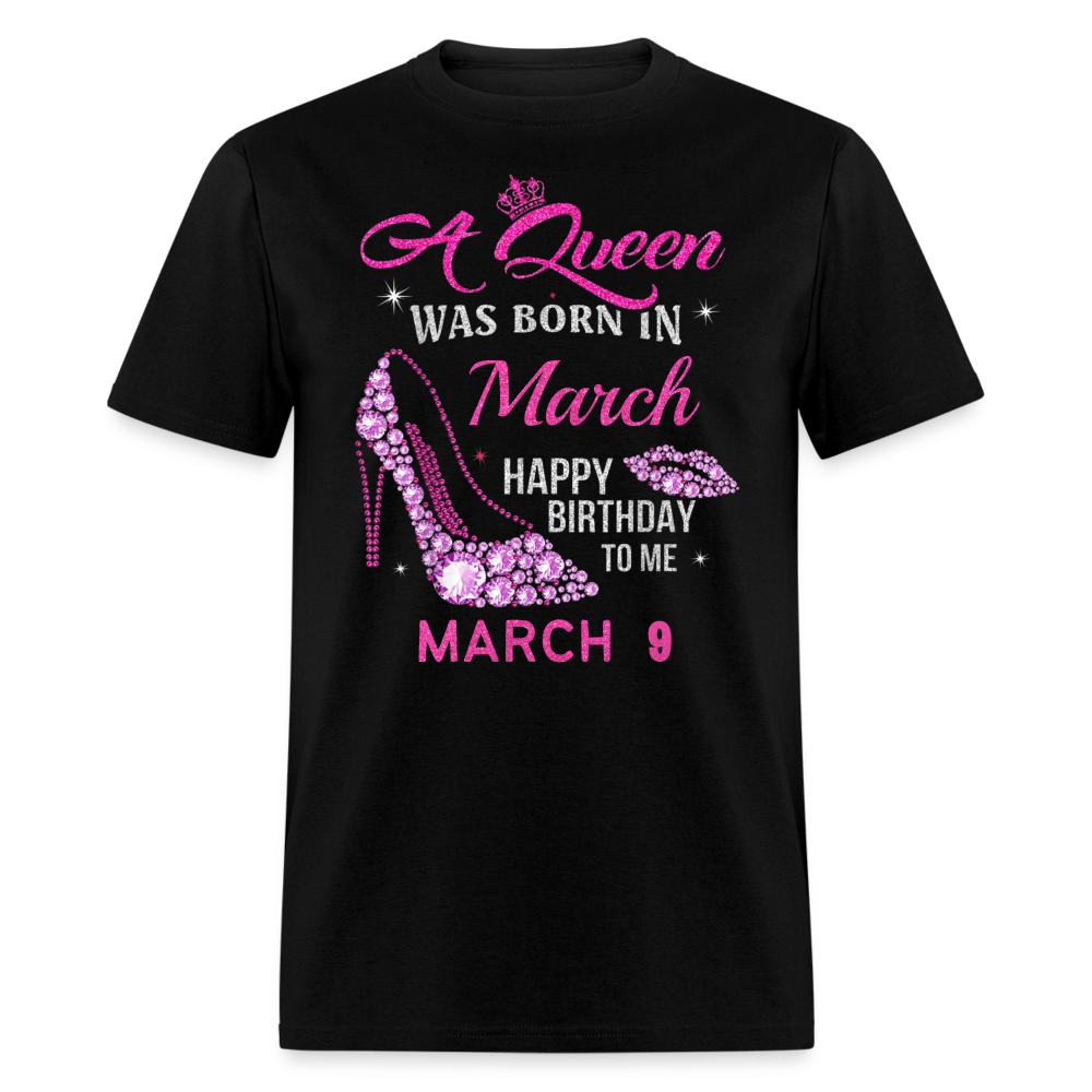 9TH MARCH QUEEN UNISEX SHIRT - black