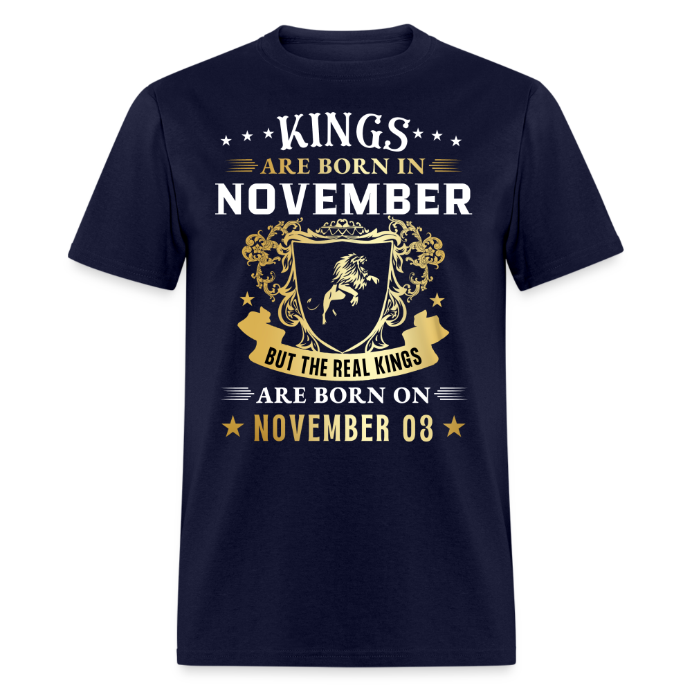 3RD NOVEMBER KING UNISEX SHIRT - navy