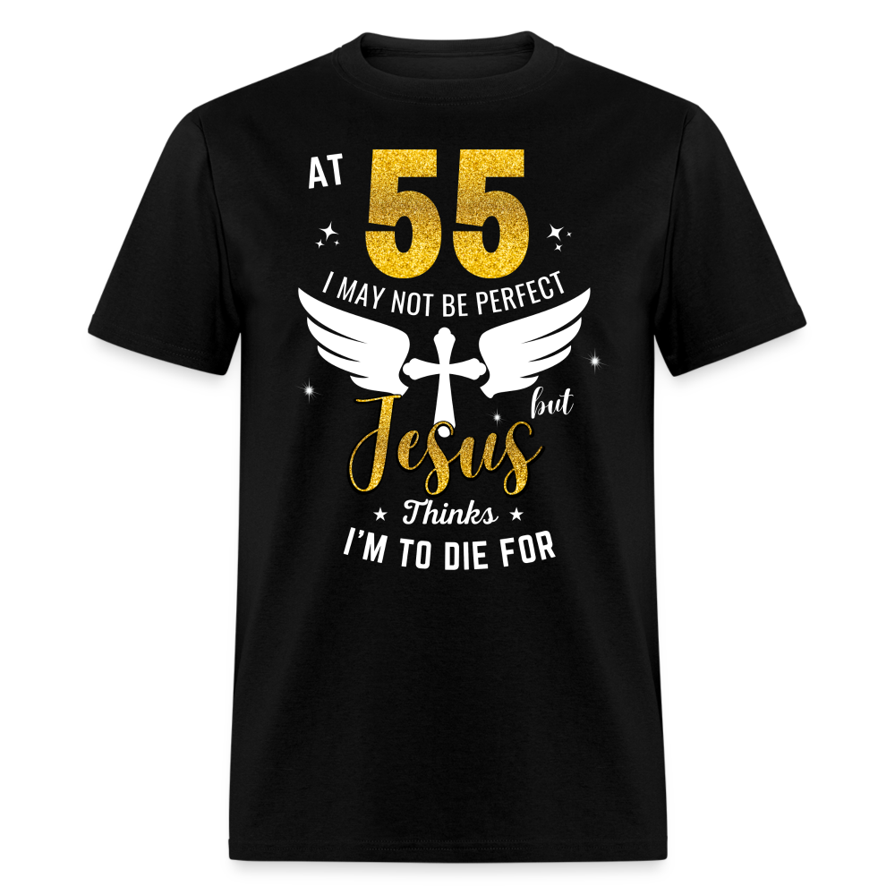 55 JESUS UNISEX SHIRT - black