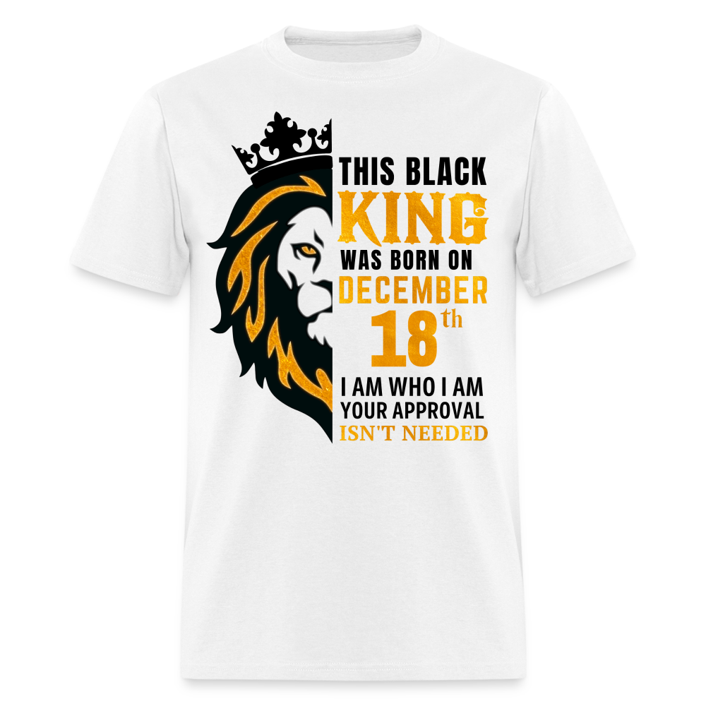 18TH DECEMBER BLACK KING SHIRT - white