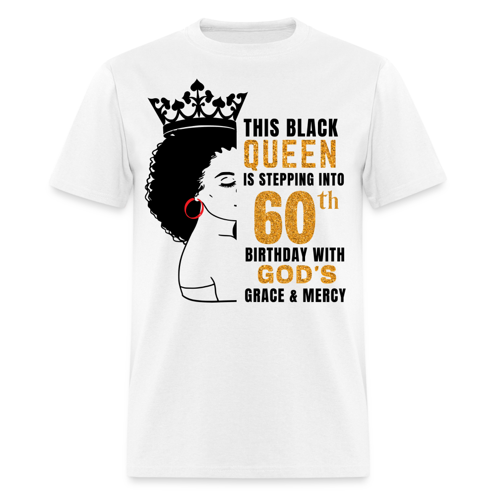 BLACK QUEEN 60TH GRACE SHIRT - white