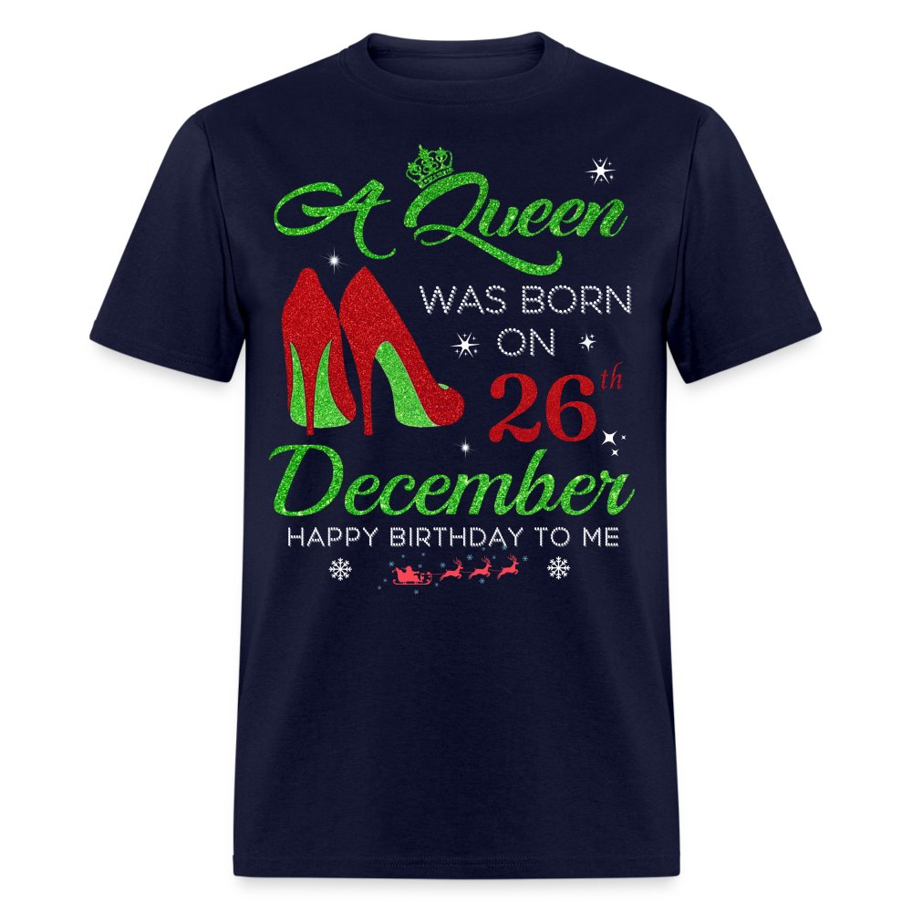 DECEMBER 26TH QUEEN SHIRT - navy