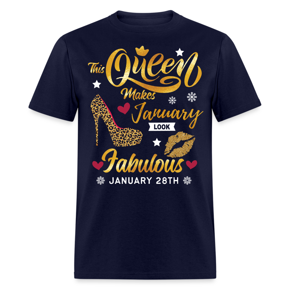 QUEEN FAB 28TH JANUARY SHIRT - navy