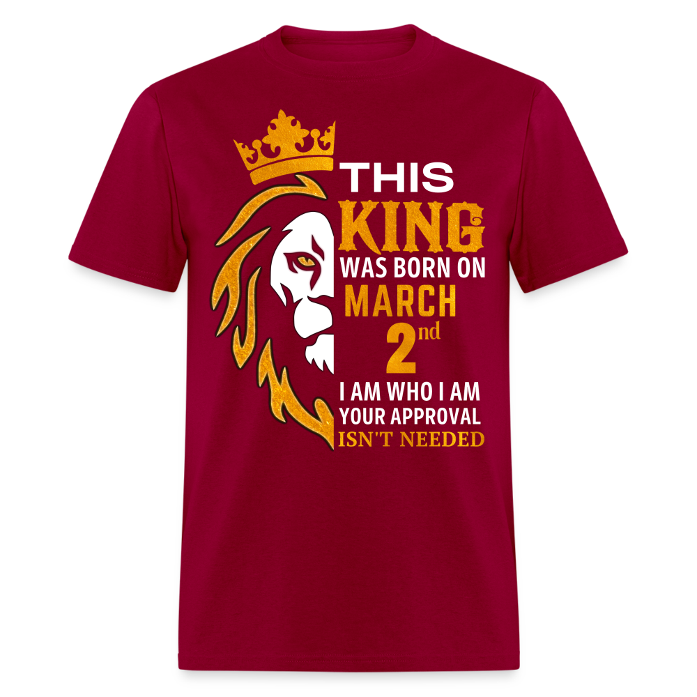 KING 2ND MARCH - dark red