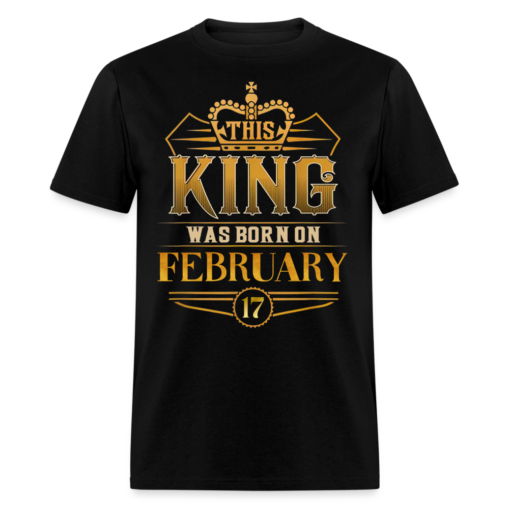 17TH FEBRUARY KING SHIRT - black