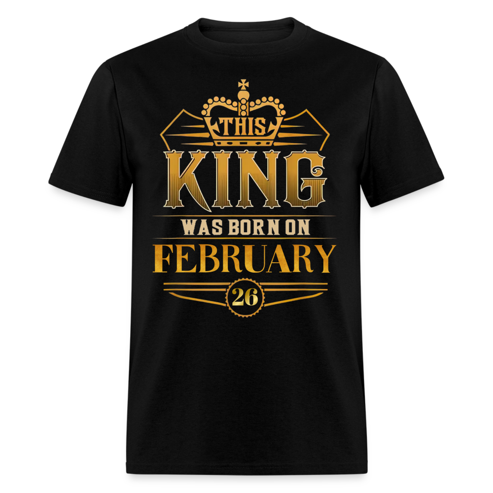 26TH FEBRUARY KING SHIRT - black