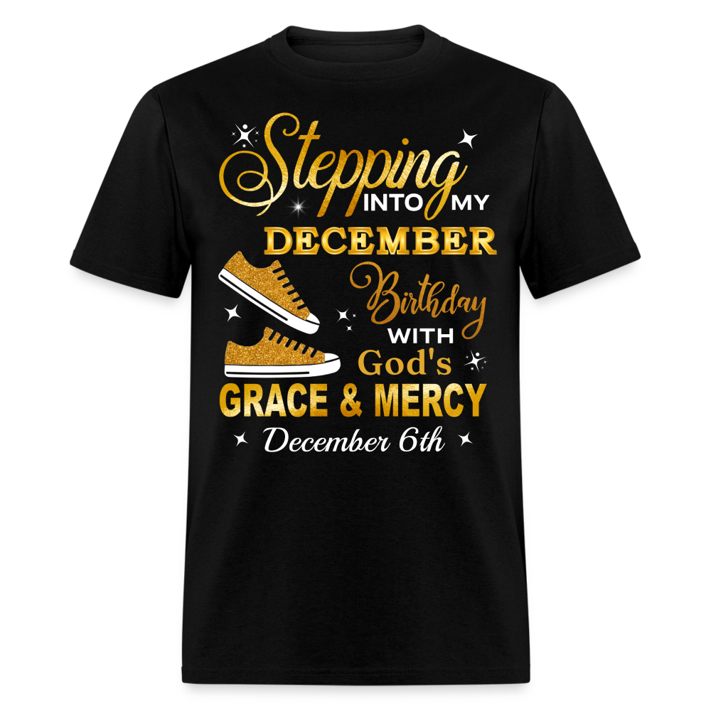 6TH DECEMBER GOD'S GRACE SHIRT - black