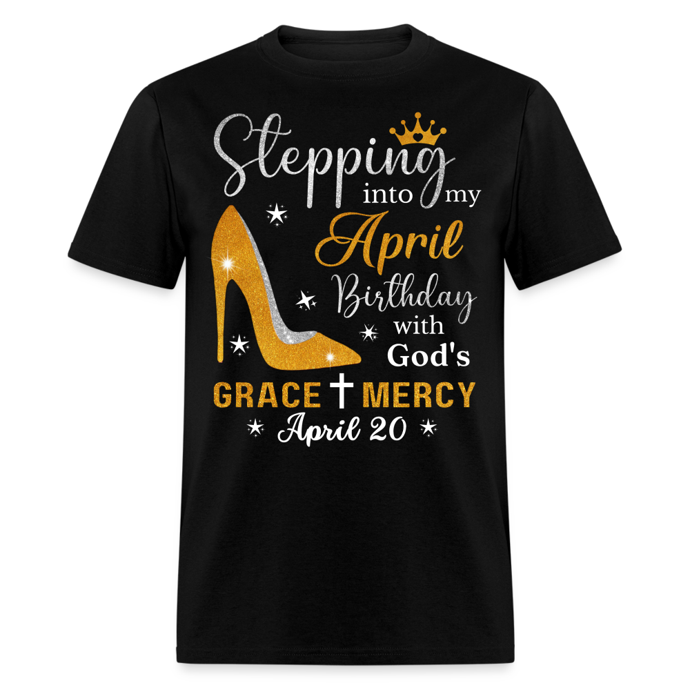 20TH APRIL GRACE AND MERCY UNISEX SHIRT - black
