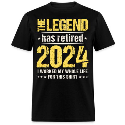 THE LEGEND HAS RETIRED 2024 SHIRT