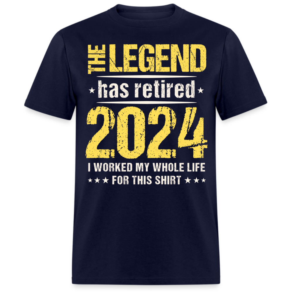 THE LEGEND HAS RETIRED 2024 SHIRT