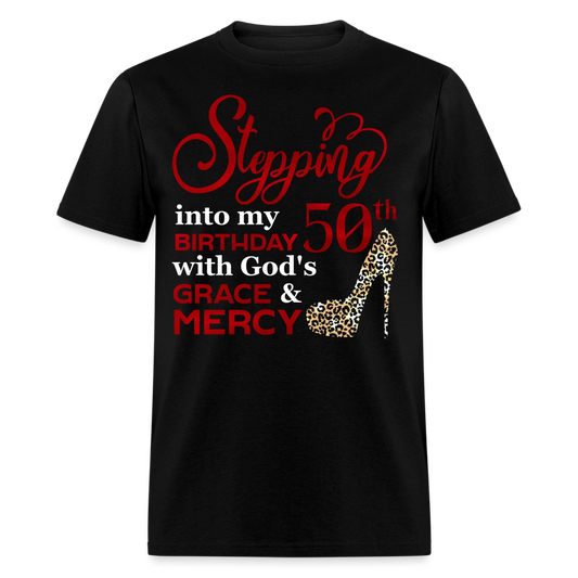 STEPPING INTO 50TH UNISEX SHIRT