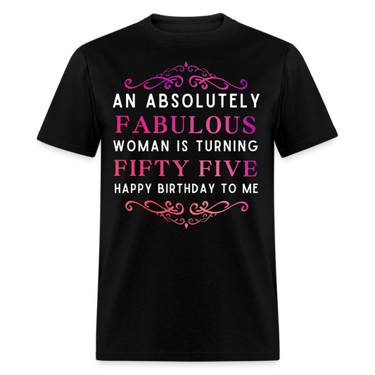ABSOLUTELY FAB FIFTY FIVE UNISEX SHIRT