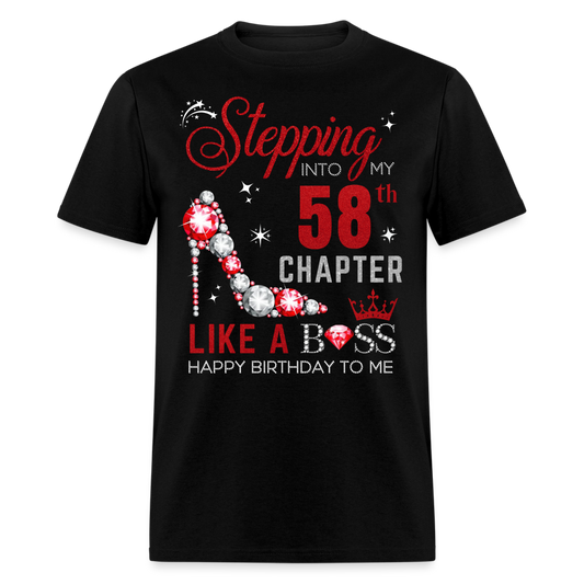 STEPPING INTO MY 58TH CHAPTER UNISEX SHIRT