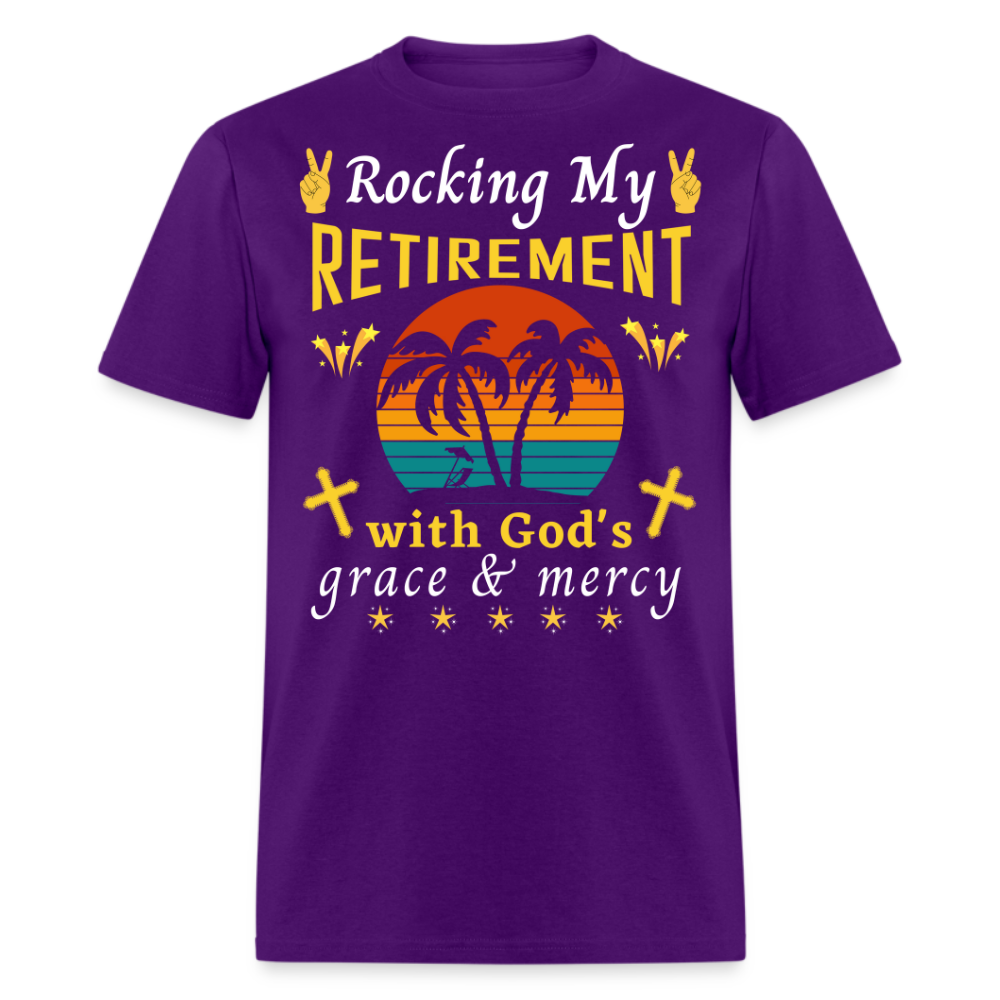 ROCKING MY RETIREMENT WITH GOD'S GRACE & MERCY SHIRT