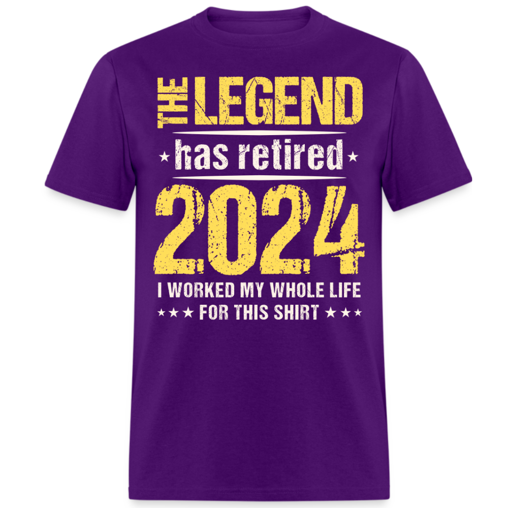 THE LEGEND HAS RETIRED 2024 SHIRT