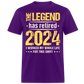 THE LEGEND HAS RETIRED 2024 SHIRT