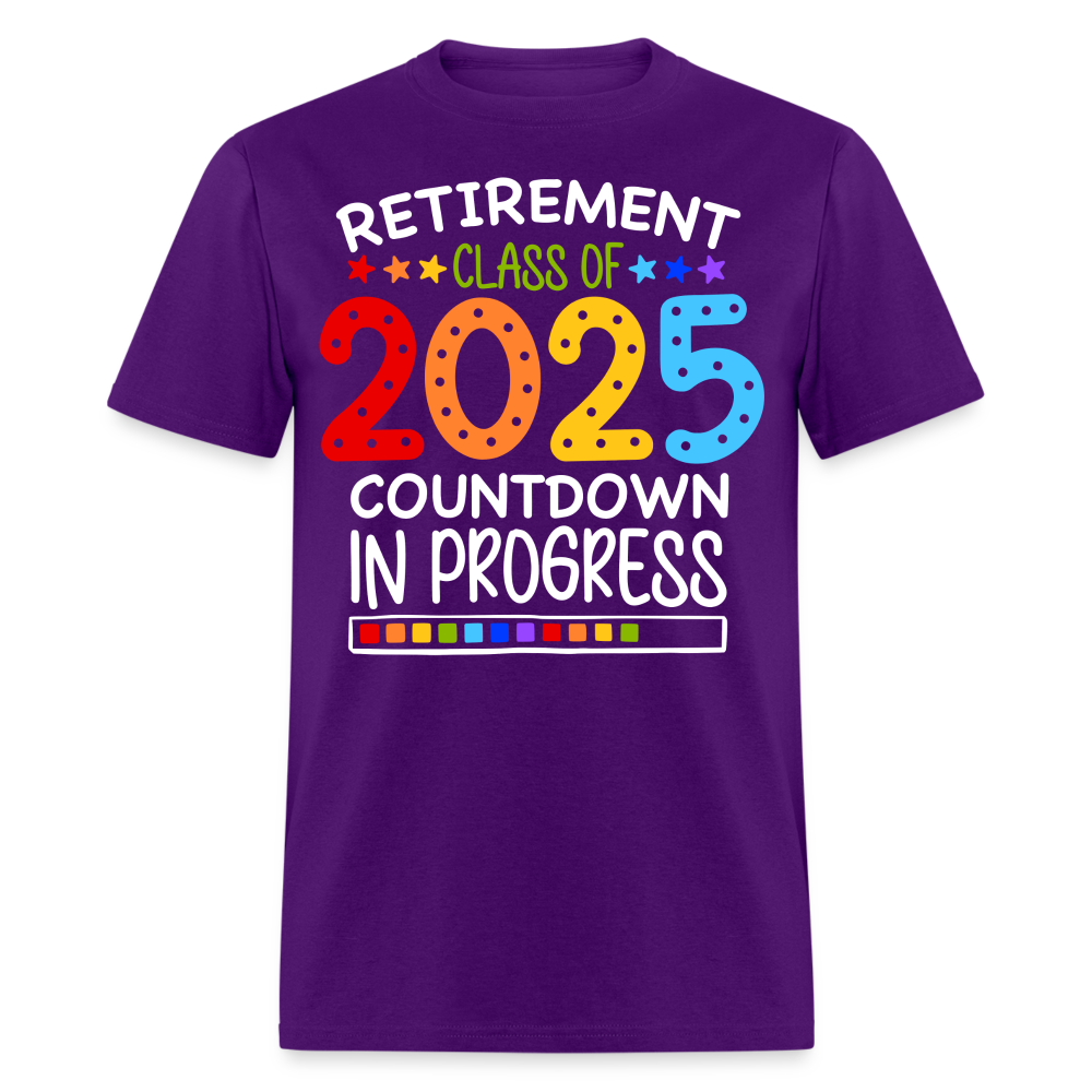 RETIREMENT CLASS OF 2025 COUNTDOWN IN PROGRESS SHIRT