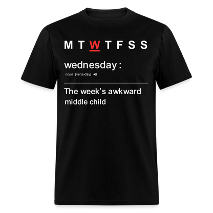 WEDNESDAY-WEEK'S AWKWARD MIDDLE CHILD T-SHIRT