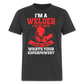 I'M A WELDER I'M SO HOT I CAN MELT METAL WHATS YOUR SUPERPOWER SHIRT - heather black