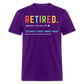 RETIRED SHIRT - purple