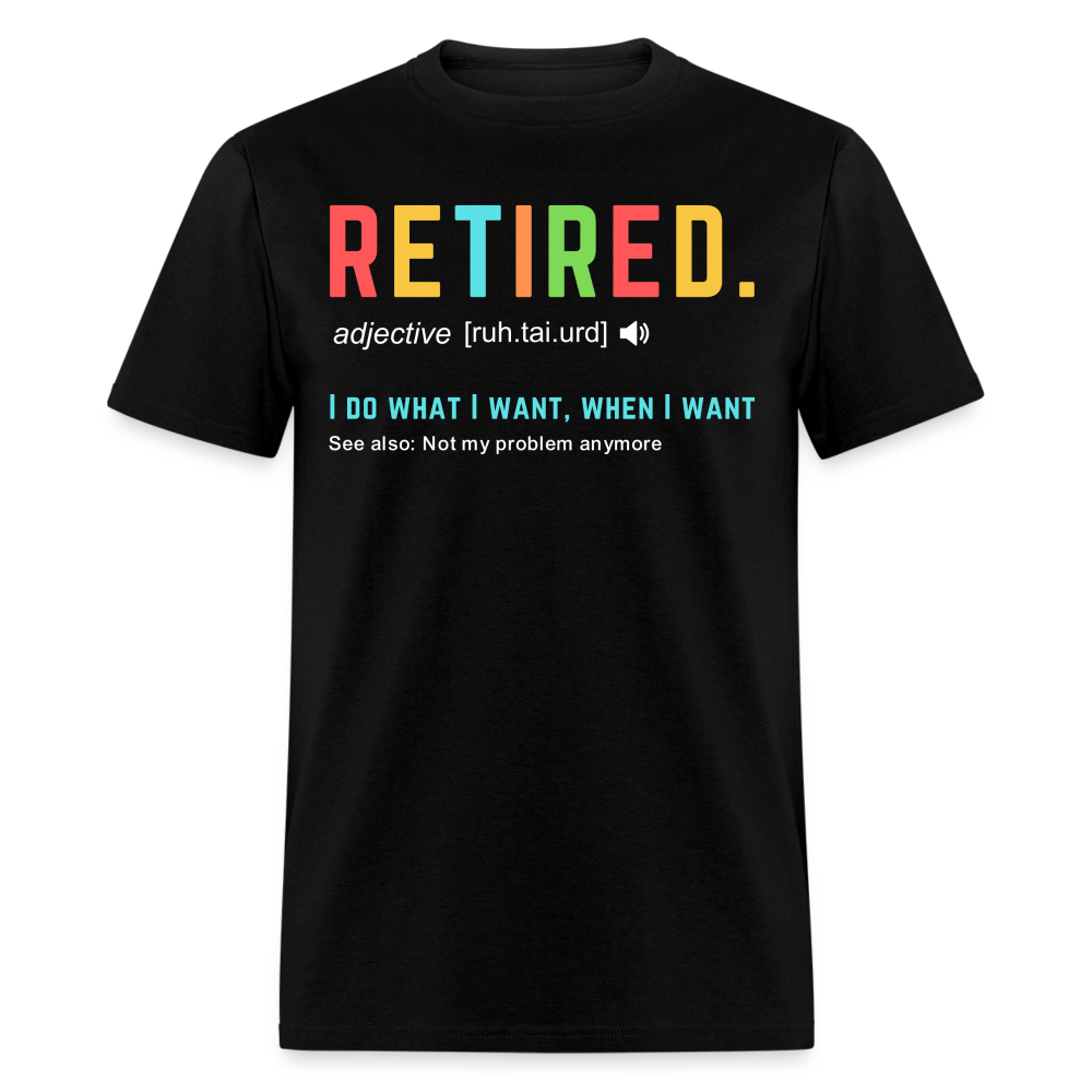 RETIRED SHIRT - black