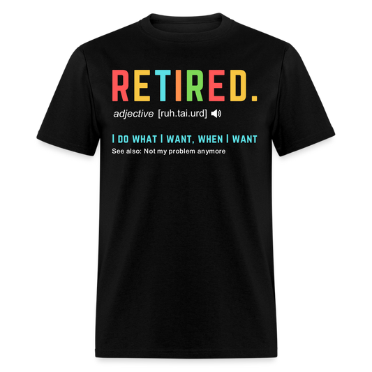 RETIRED SHIRT - black