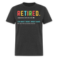 RETIRED SHIRT - heather black