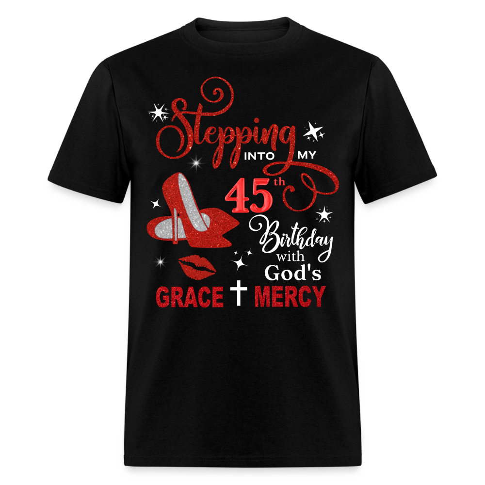 45TH BIRTHDAY WITH GOD'S GRACE & MERCY SHIRT