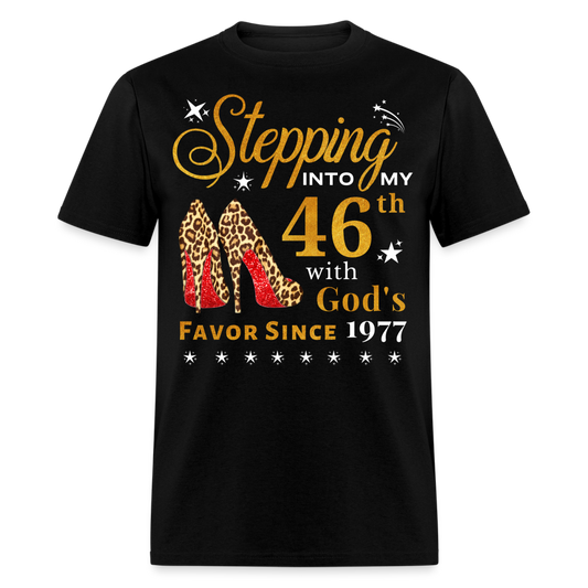 STEPPING 46TH WITH GOD'S FAVOR SINCE 1977 UNISEX SHIRT