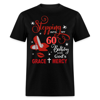 60TH BIRTHDAY WITH GOD'S GRACE & MERCY SHIRT