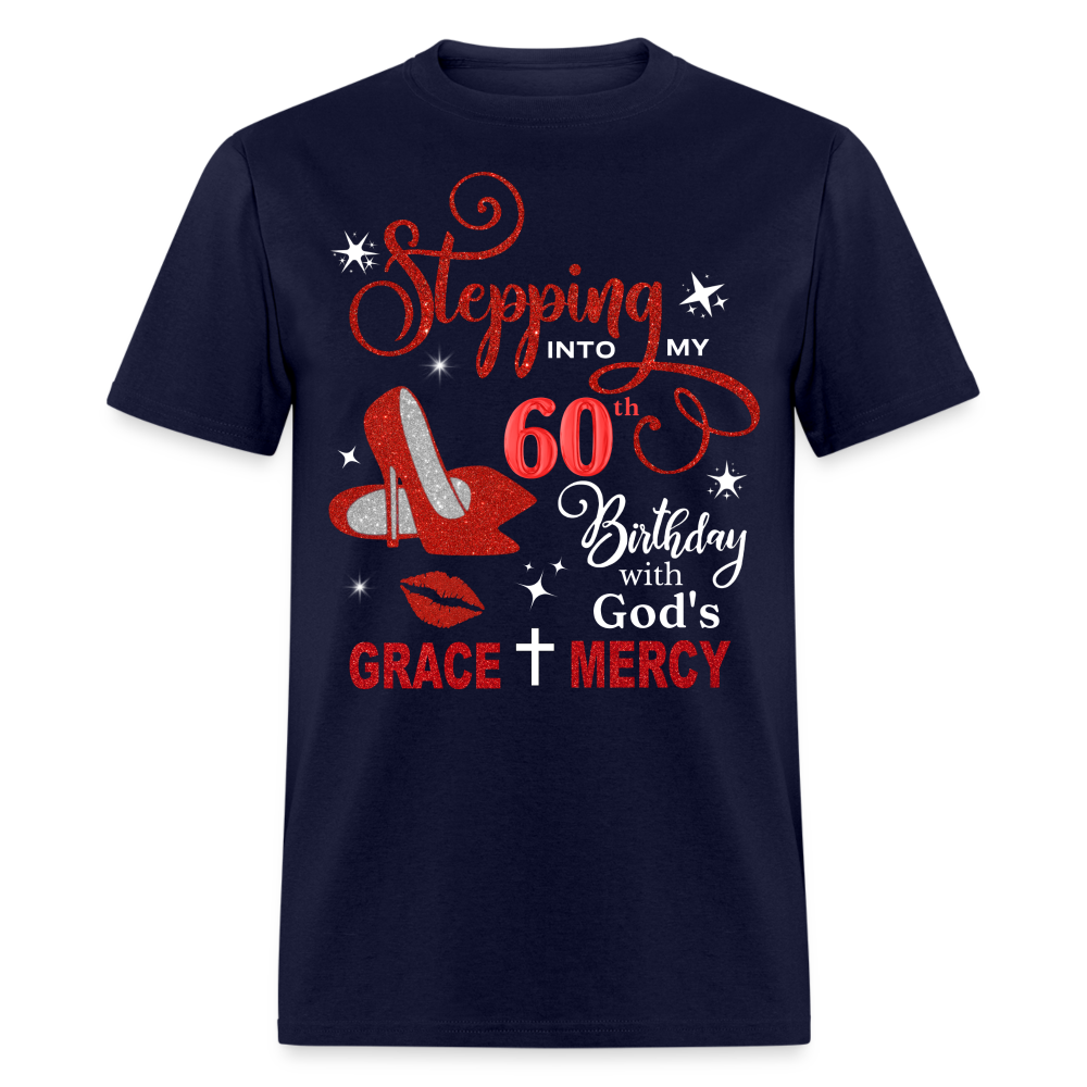 60TH BIRTHDAY WITH GOD'S GRACE & MERCY SHIRT