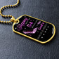 STEPPING INTO MY 54TH BIRTHDAY NECKLACE