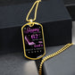 STEPPING INTO 62ND BIRTHDAY NECKLACE