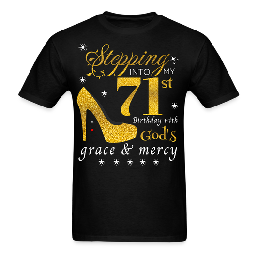 STEPPING 71 GOD'S GRACE UNISEX SHIRT - black