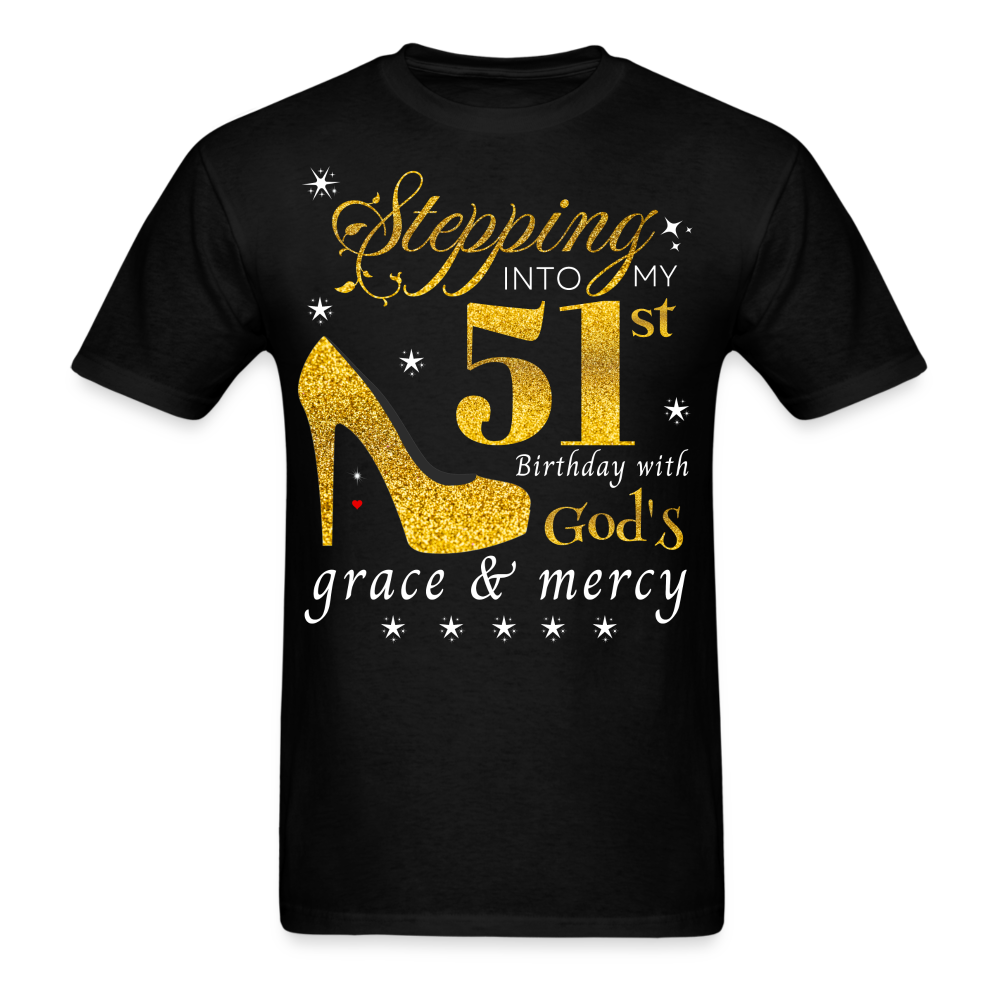 STEPPING 51 GOD'S GRACE UNISEX SHIRT - black