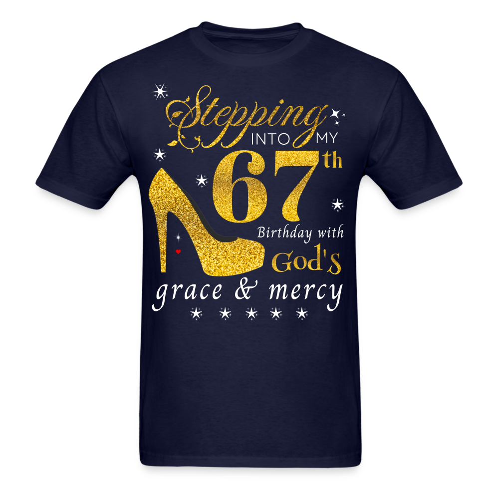 STEPPING 67 GOD'S GRACE UNISEX SHIRT - navy