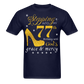 STEPPING 77 GOD'S GRACE UNISEX SHIRT - navy