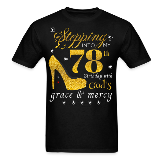STEPPING 78 GOD'S GRACE UNISEX SHIRT - black