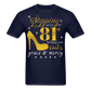 STEPPING 81 GOD'S GRACE UNISEX SHIRT - navy