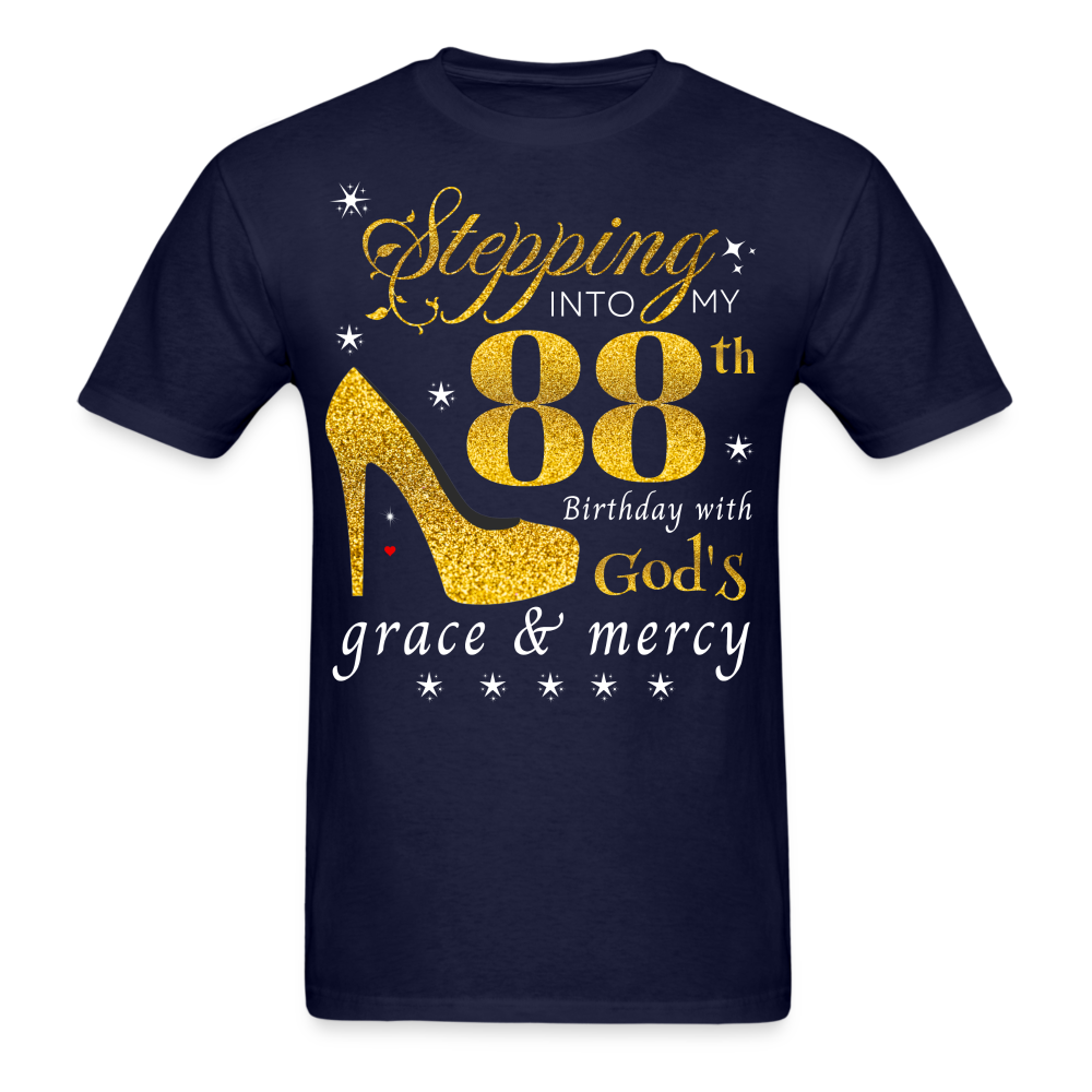 STEPPING 88 GOD'S GRACE UNISEX SHIRT - navy