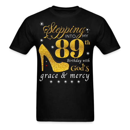 STEPPING 89 GOD'S GRACE UNISEX SHIRT - black
