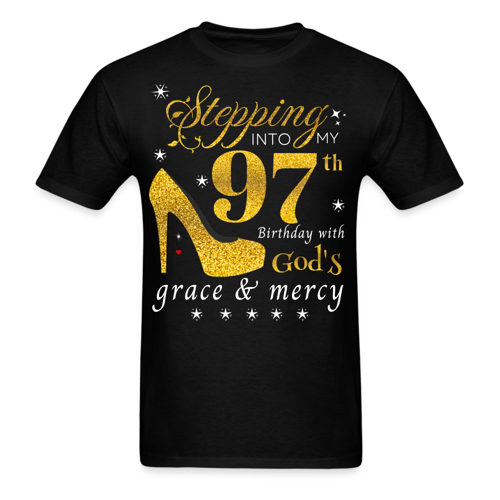 STEPPING 97 GOD'S GRACE UNISEX SHIRT - black