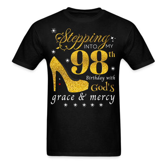 STEPPING 98 GOD'S GRACE UNISEX SHIRT - black